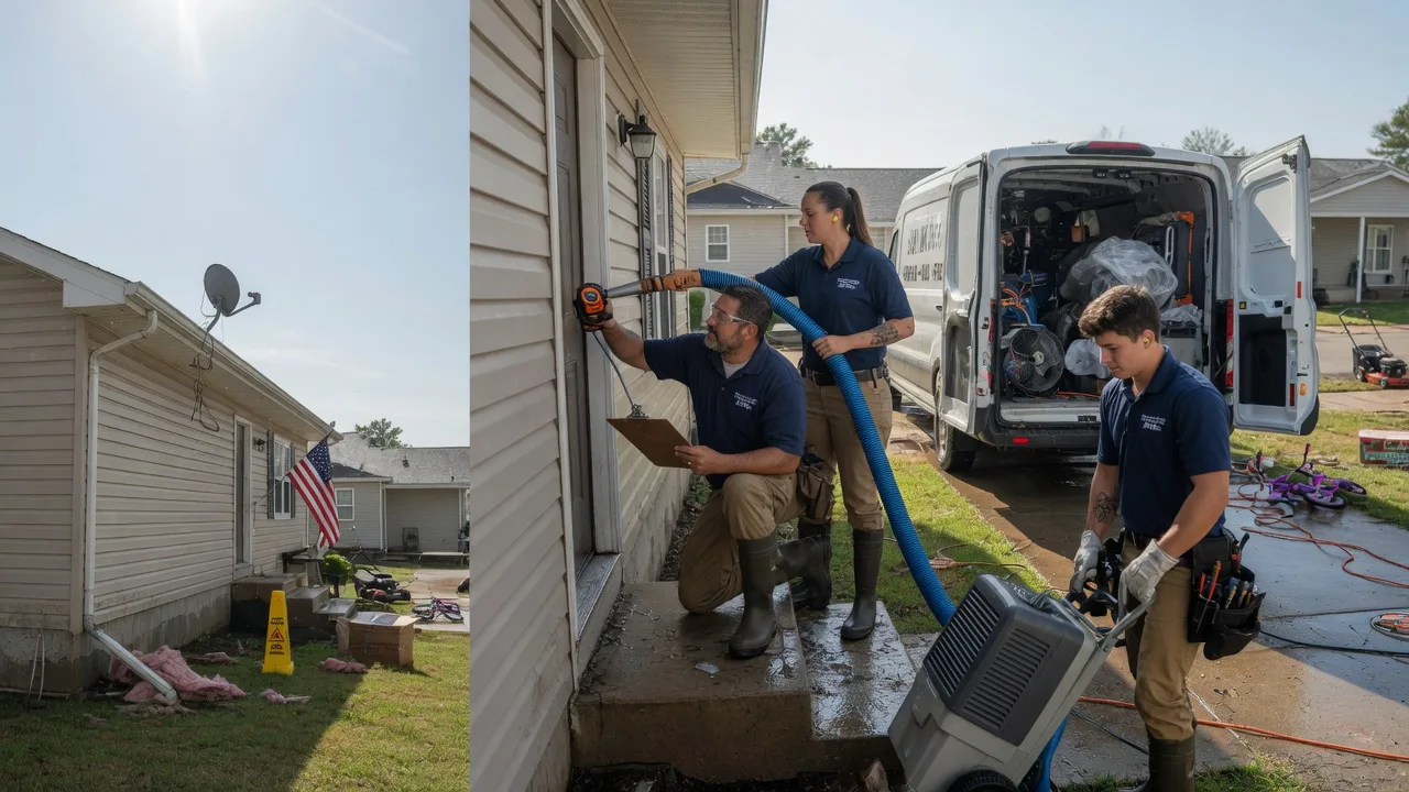 Ceiling Water Damage Restoration in Lone Tree, IA near me